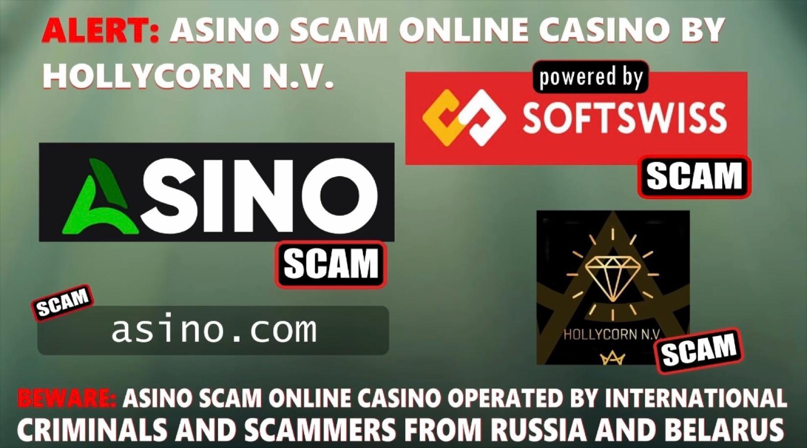 ASINO Casino Scam-Softswiss-N1 Interactive-Hollicorn NV-Roland Yakovlevich Isaev-Paata Gamgoneishvili-Ivan Montik-Pavel Kashuba-Dmitry Yaikov