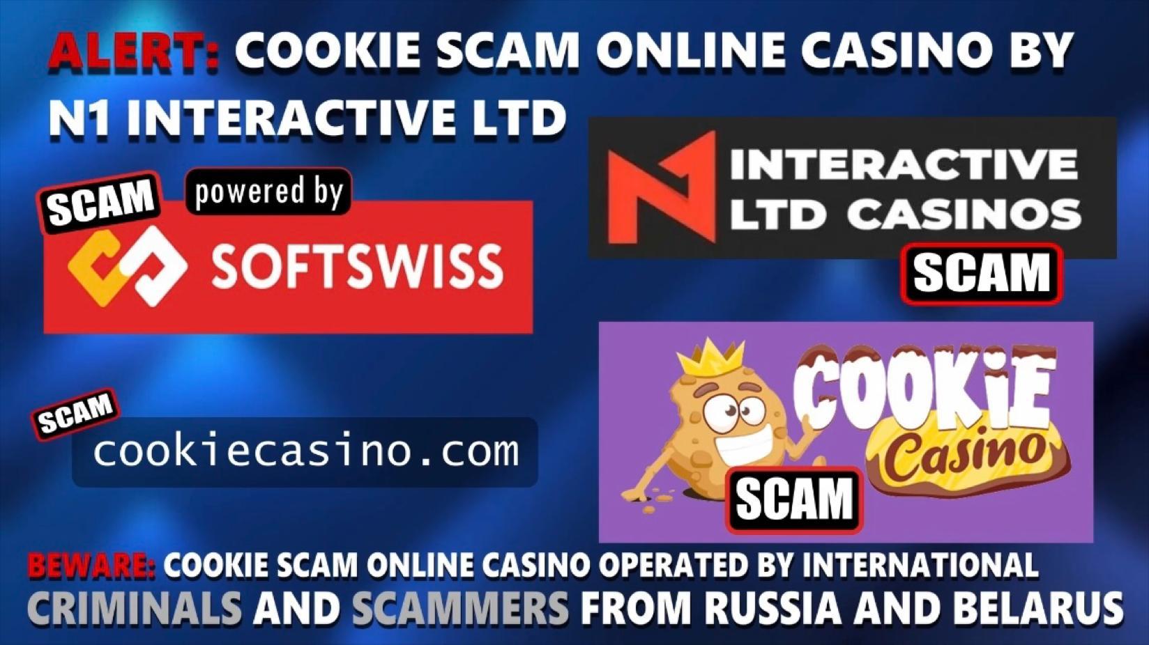 Cookie Casino Scam-Softswiss-N1 Interactive-Roland Yakovlevich Isaev-Paata Gamgoneishvili-Ivan Montik-Pavel Kashuba-Dmitry Yaikov