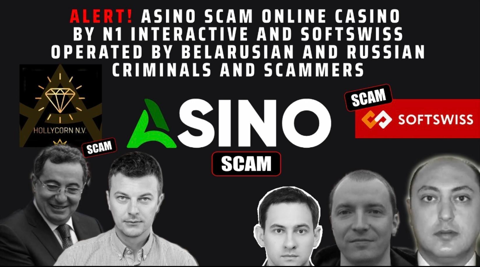 Fraud alert - Cybercrime ASINO Casino scam online casino