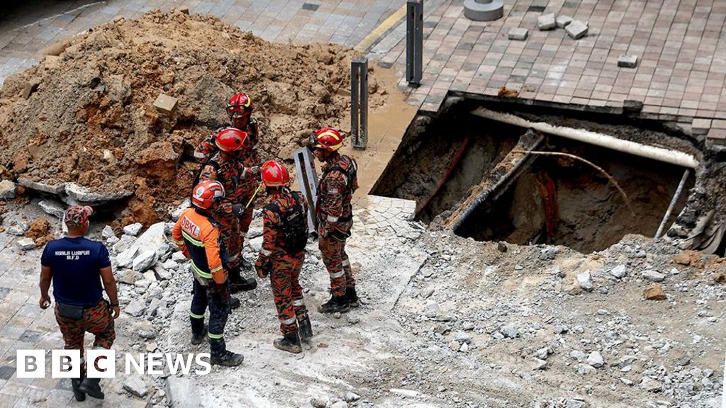 Search for woman swallowed by 8m sinkhole now ‘too risky’