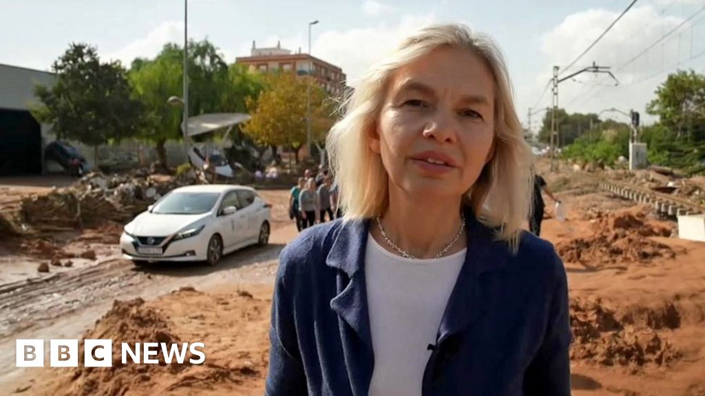 BBC visits flood devastated Paiporta where dozens have died