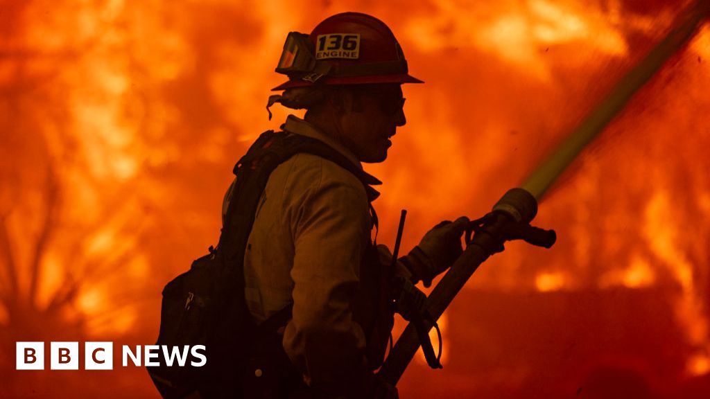 Watch: Fast-moving California wildfire burns out of control