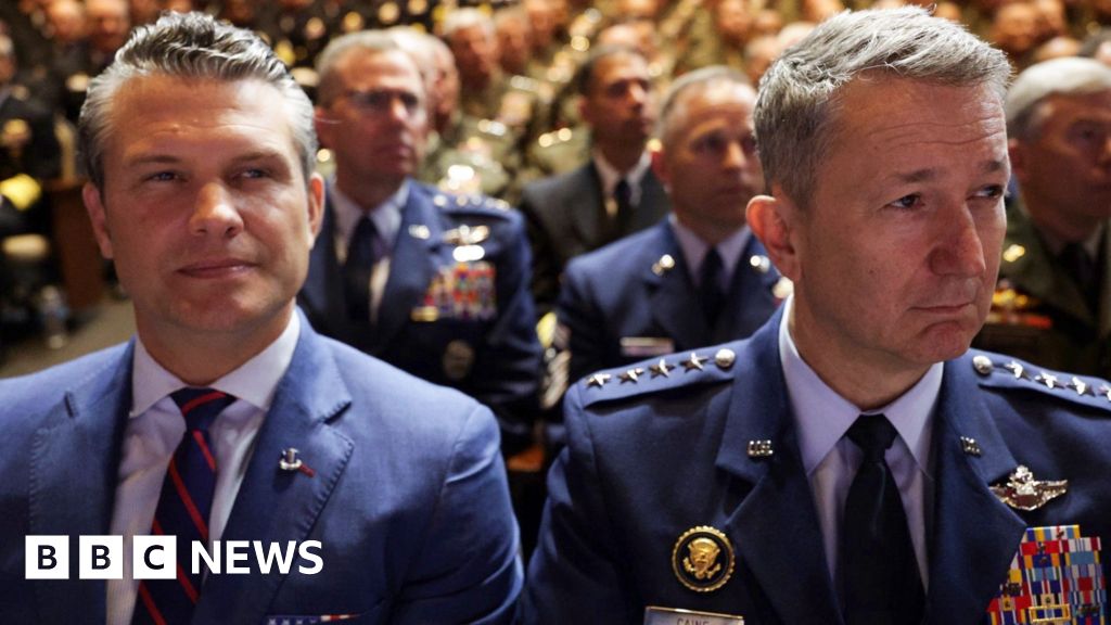 Hegseth rails against ‘beardos’ and ‘woke’ in gathering of US generals