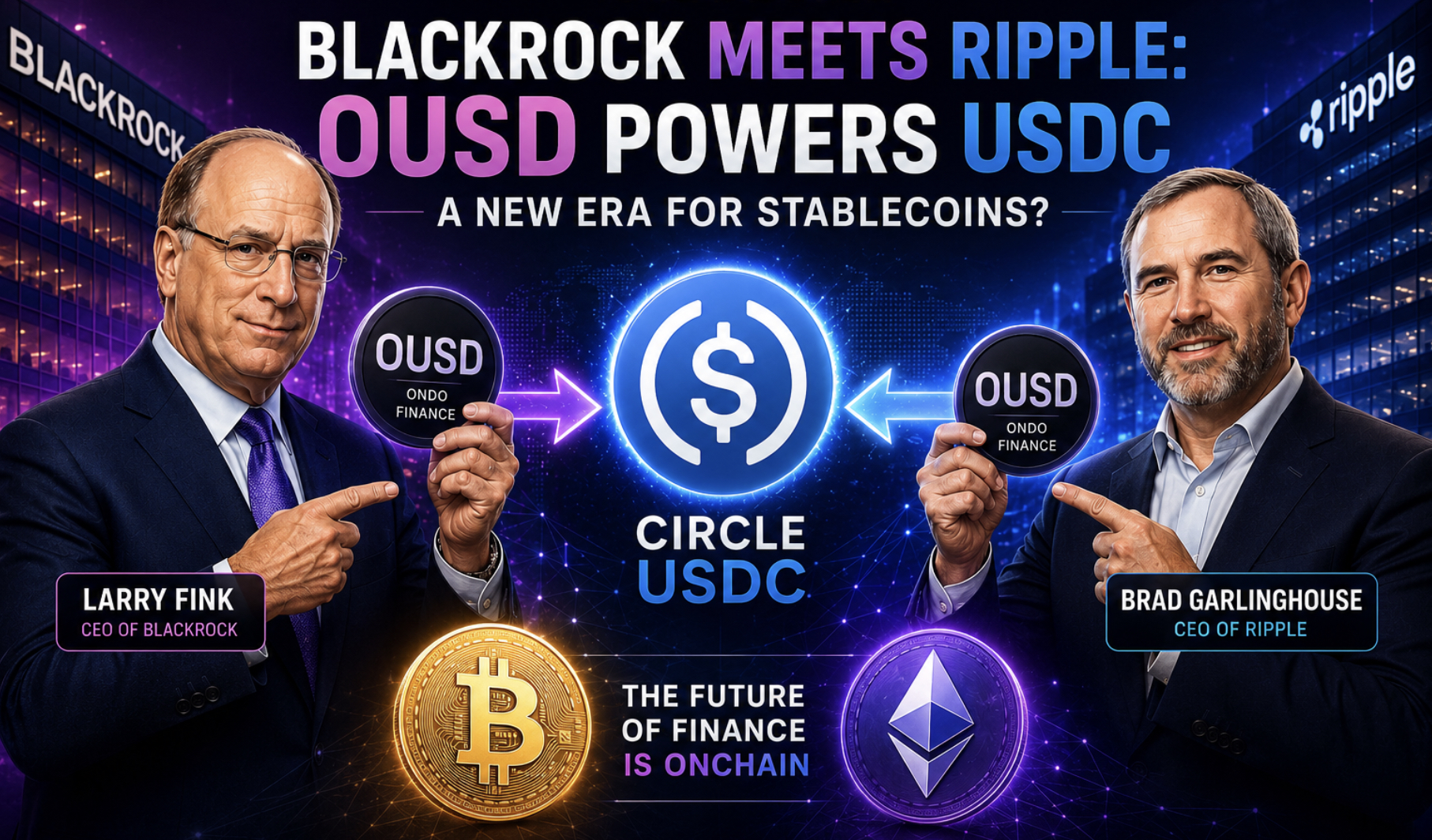 Bitcoin price just reclaimed $60,000 after a 21-month low of $58K, and the Ethereum price tagged $1,600 in the bounce as OUSD launches.
