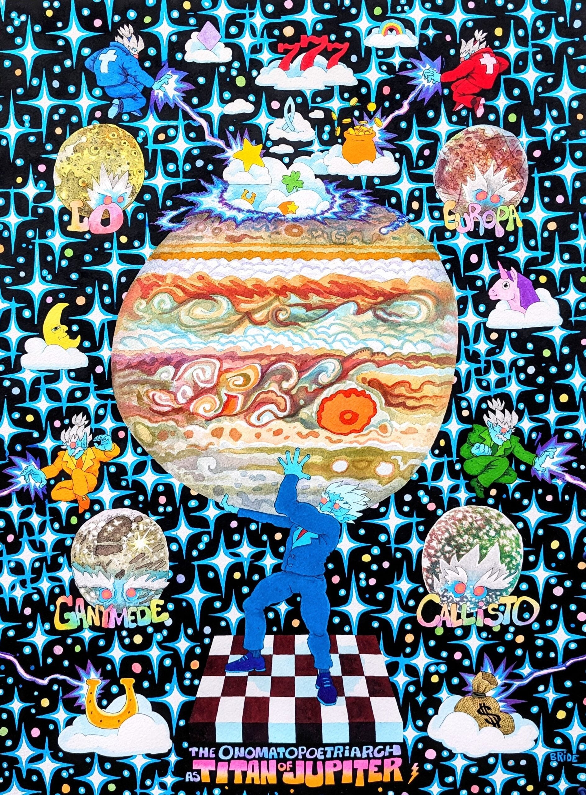 Jack Bride: Weaving Astrology, Full Moons And Comics Into His Unique Artistic Vision 6 Jack Bride: Weaving Astrology, Full Moons And Comics Into His Unique Artistic Vision 6