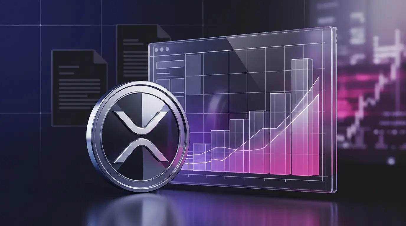 Abstract XRP ETF market scene representing Jane Street's reported institutional position
