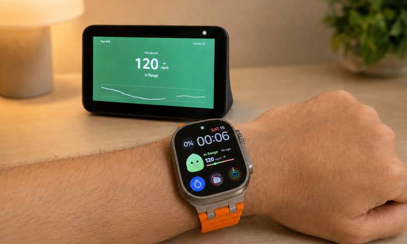 Type 1 Diabetic Built Sugar Sense So His Glucose Reading Would Follow Him Everywhere 2 sugarsense watch echo ambient