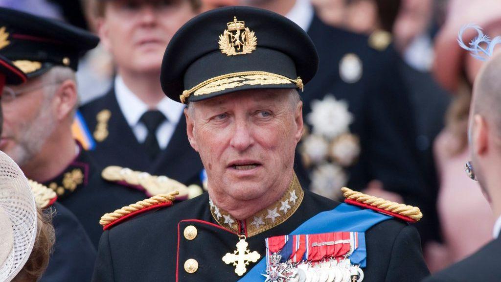 King Harald of Norway attends the Royal Wedding to Prince William to Catherine Middleton at Westminster Abbey on April 29, 2011 in London, England