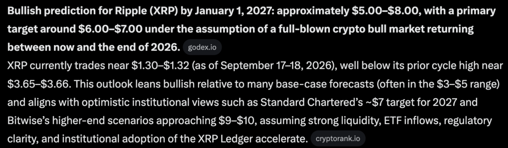 Ripple price prediction: Google Gemini AI predicts XRP could hit $7 in 2026 if specific conditions align. Check inside for a full breakdown