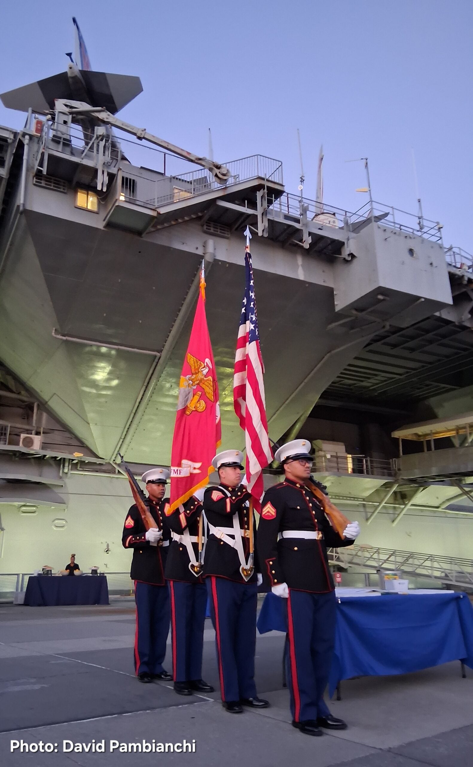"One Flag Forward" Leads the Way 2 Marine Honor Guard, Photo: David Pambianchi.