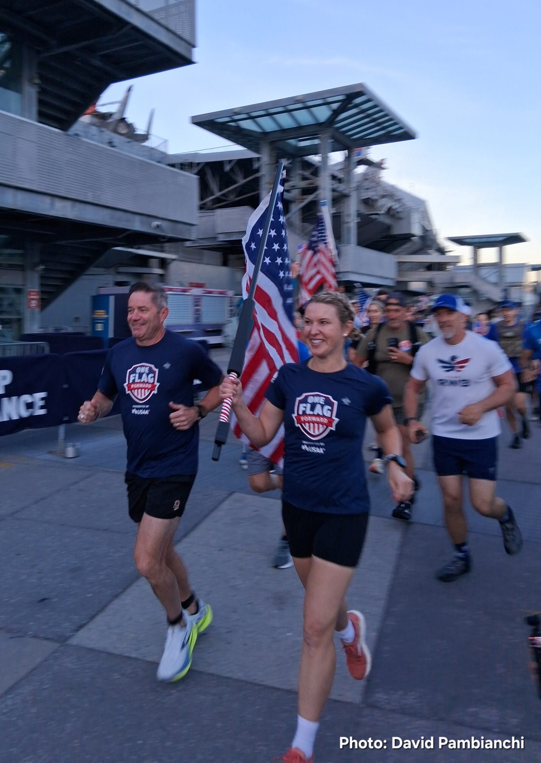 "One Flag Forward" Leads the Way 1 One Flag Forward begins. Photo: David Pambianchi.