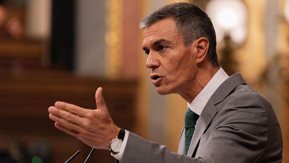 The Prime Minister, Pedro Sanchez, addresses a plenary session of the Congress of Deputies on 3 September 2026 in Madrid