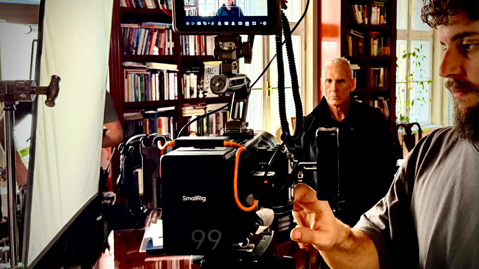 Will Roberts Returns to Carmel to Emcee International Film Festival 2 Will Roberts filming Knock at Eight in Europe as Officer Malloy.