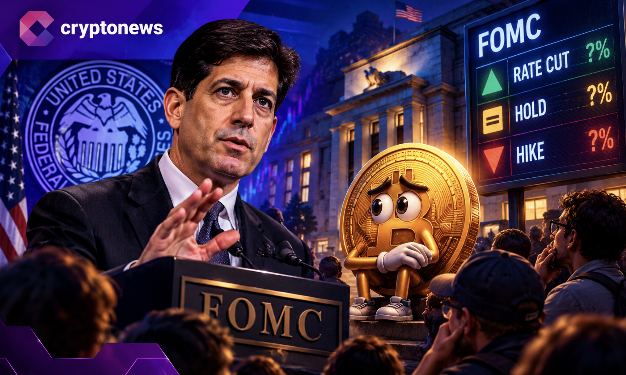 Bitcoin price rebounds toward $81,000 as Nasdaq and KOSPI rally, while FOMC hike fears and rate expectations shape crypto's next move.