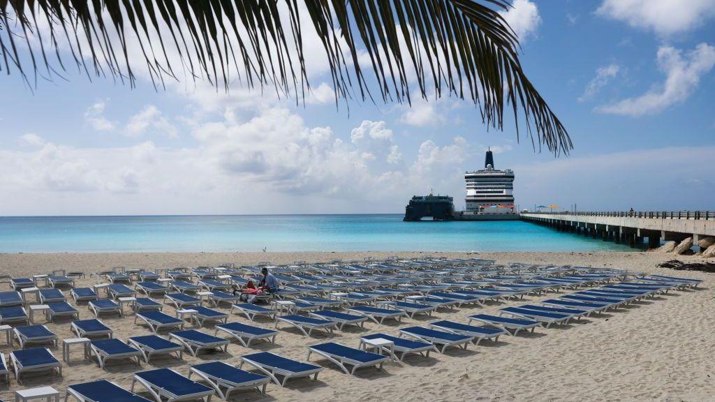 A view of the beach in Bimini, Bahamas on May 1, 2024