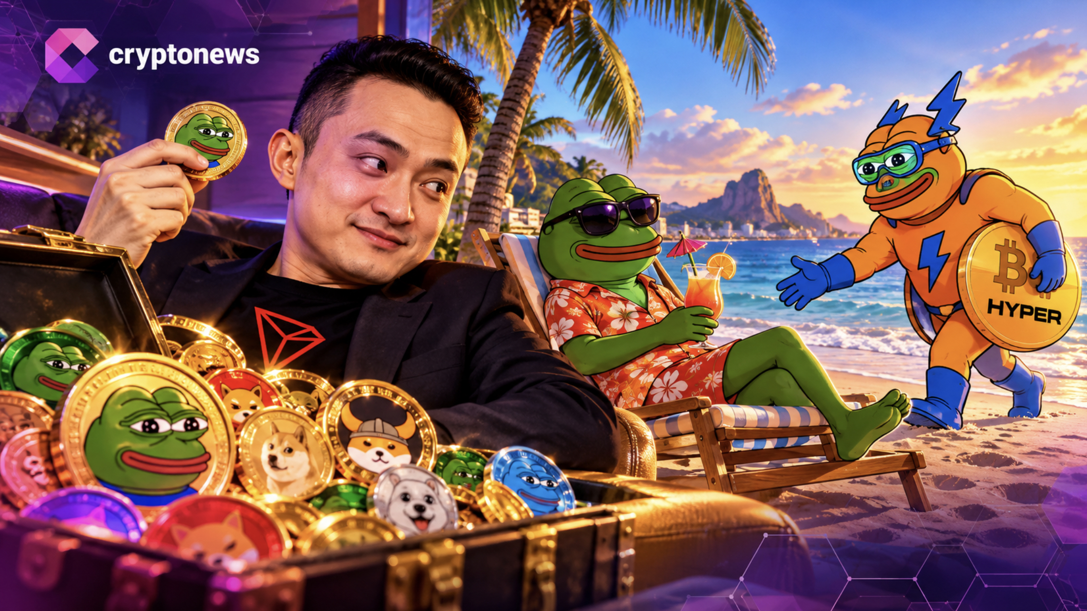 Justin Sun PEPE holdings reach $51.25 million, making him PEPE’s largest identified individual holder. What could he buy next?