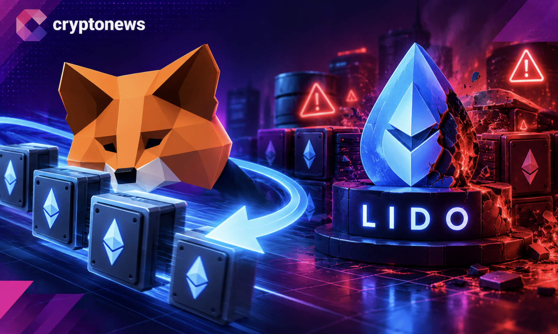 MetaMask validator exits could take up to 45 days as Lido investigates an infrastructure incident, with affected validators undisclosed.