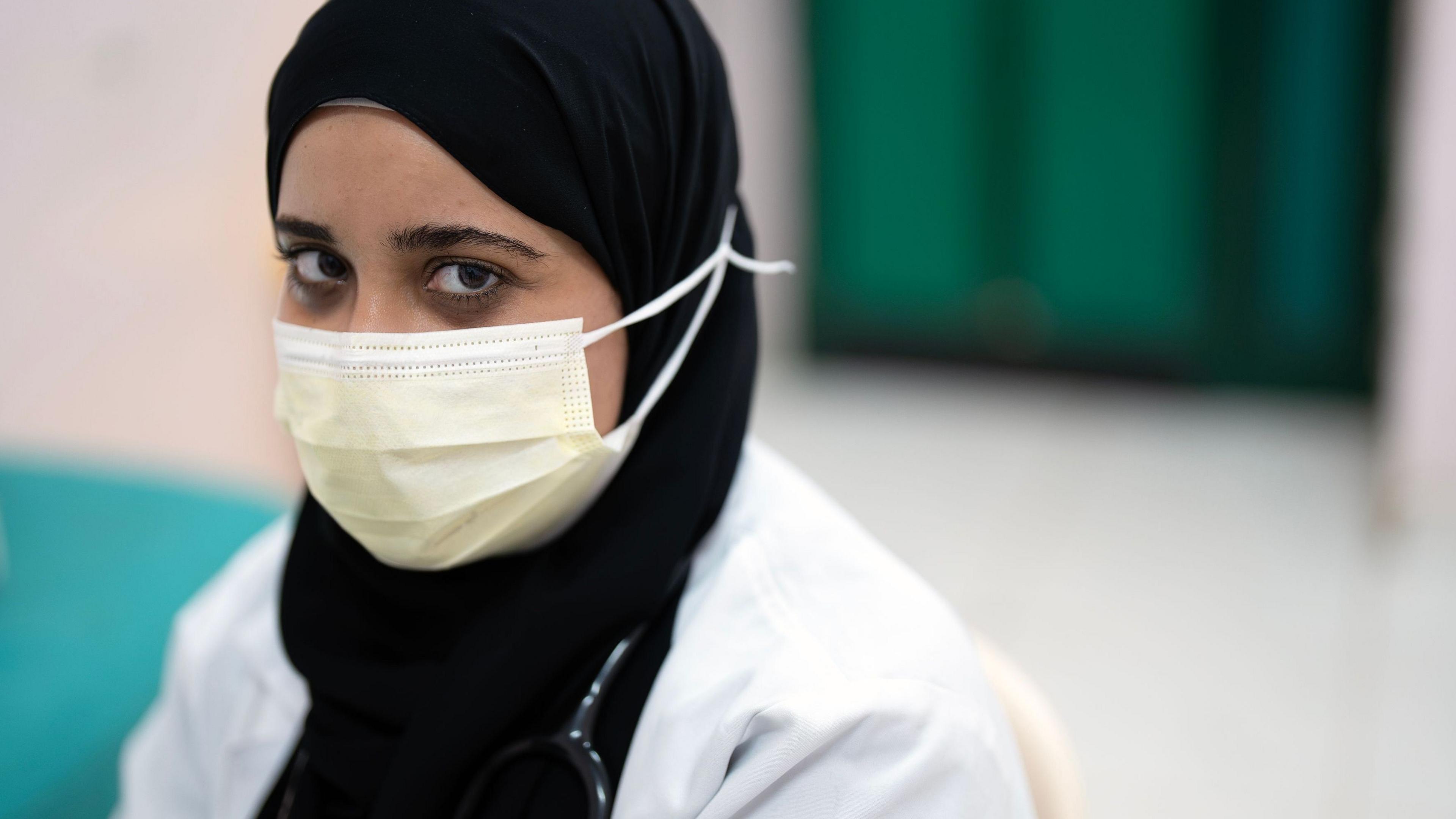Dr Noor Mohammed, at a hospital in Aden, Yemen