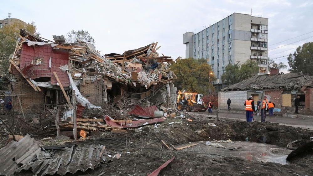 russian strike on Kharkiv, 20 Oct